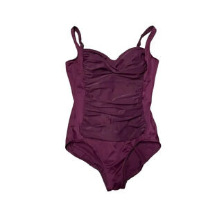Maroon Miraclesuit‎ One Piece Bathing Suit Size 12